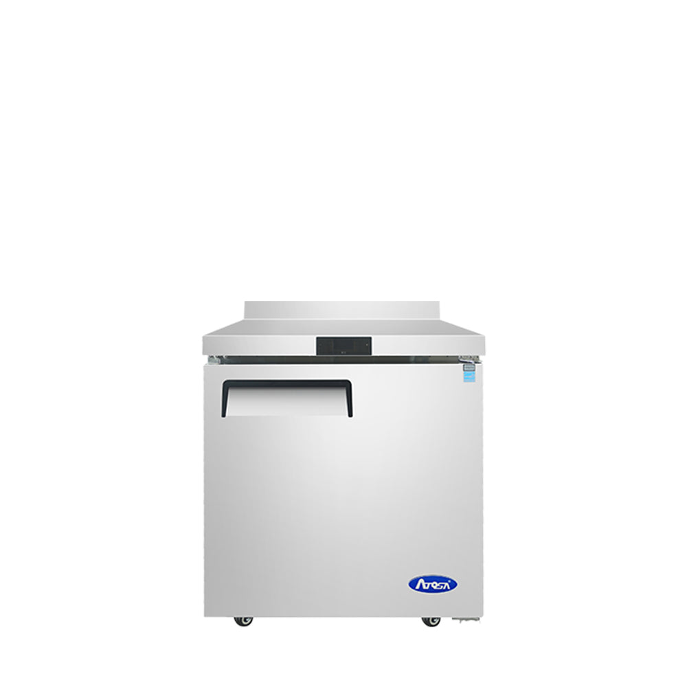 Worktop Refrigerators with Backsplash-Atosa