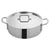 Winco Tri-Gen Tri-Ply Stainless Steel Brazier with Cover