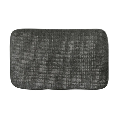 Porto Brasil Juta Rectangular Platter Stoneware Chromium ( Case of 12)