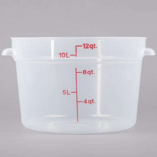Cambro Translucent Round Food Storage Container ( Case of 6 )