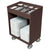 Cambro Tray and Silverware Cart with Protective Vinyl Cover
