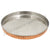 13-Inch Copper and Stainless Steel Thali Plate – Traditional Dining Platter for Serving Meals