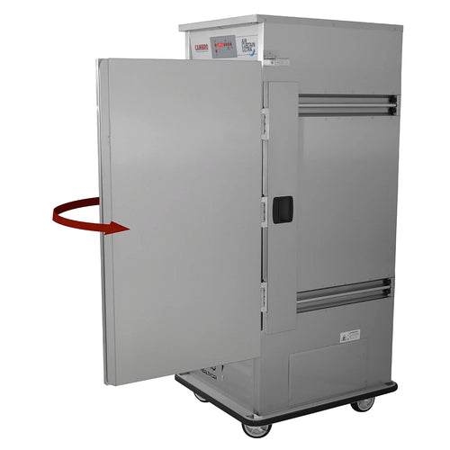 Cambro ACU1826RS000 Air Curtain Ultra One-Section Refrigerator with Right Swing Sliding Space Saver Door
