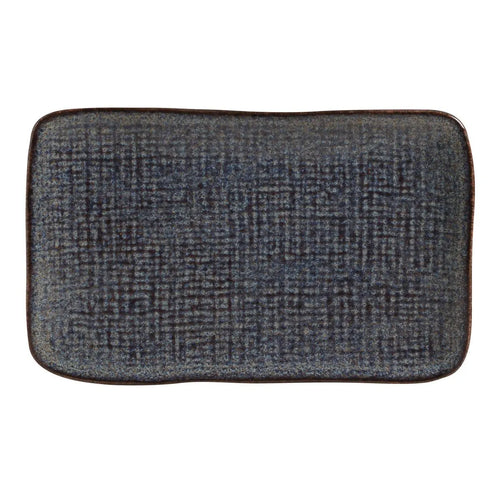 Porto Brasil Juta Rectangular Platter Stoneware Titanium ( Case of 12)