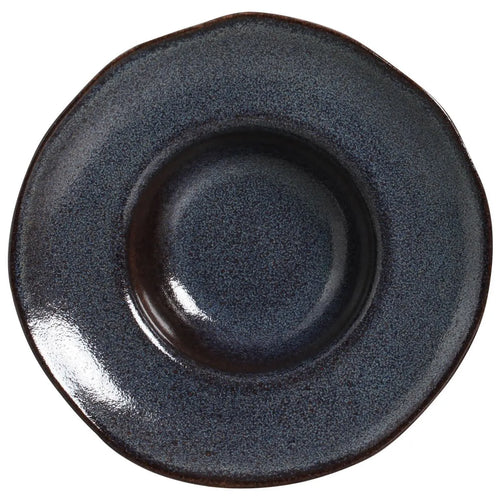 Porto Brasil Deep Rim Plate Stoneware Titanium ( Case of 12)