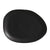 Porto Brasil Oval Plates Stoneware Matte Black ( Case of 12)