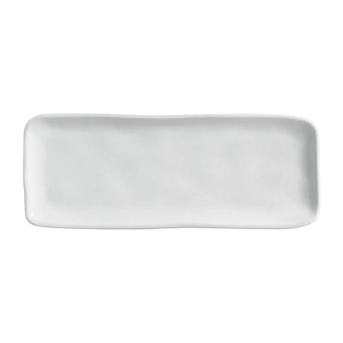 Porto Brasil Organic Rectangular Platter Stoneware New White ( Case of 12)