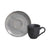 Porto Brasil Coffee Cup With Saucer Stoneware Dust ( Case of 12)