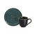 Porto Brasil Coffee Cup With Saucer Stoneware Oceano ( Case of 12)