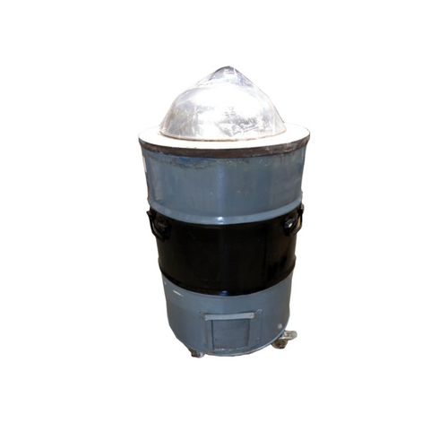 Catering Tandoor Oven, Mild Steel Body-Round- 36" H x 28" D - Charcoal