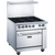 Dukers Range Ovens DCR36-6B 36″ Gas Range with Six (6) Open Burners