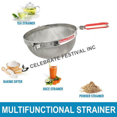 Tea Strainer - Fine Double Mesh