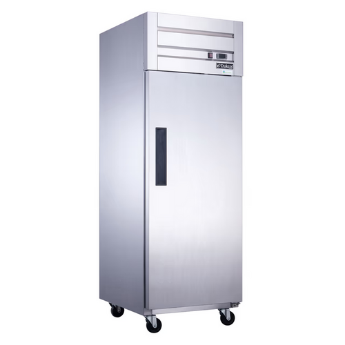 Dukers Reach-Ins Refrigerator D28AR Commercial Single Door Top Mount Refrigerator in Stainless Steel