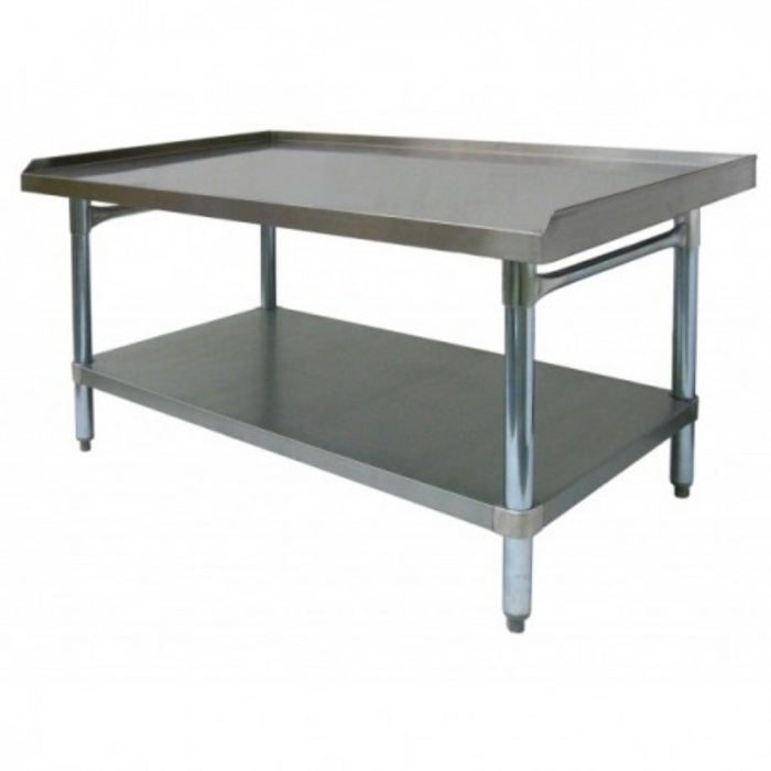 GSW Premium Equipment Stand - All Welded Stainless Steel Top, S/S Undershelf & Legs