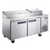 Dukers Pizza Prep Table Refrigerator DPP70-9-S2 Commercial 2-Door Pizza Prep Table Refrigerator