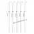 Stainless Steel BBQ SKEWERS - ROUND Options 3,4,6,8 & 10 MM thickness with STOPPER