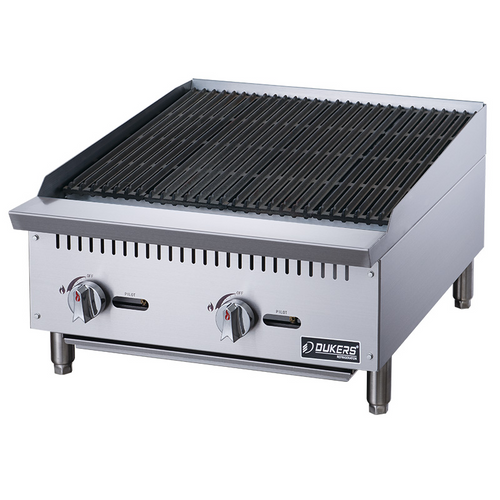 Dukers Charbroilers DCCB24 24 in. W Countertop Charbroiler