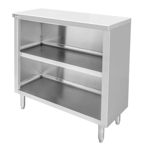 GSW Cabinets Flat Top Dish Cabinet Table