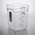 Cambro Camwear 22 Quart Square Food Storage Container Allergen Free Purple ( Case of 6 )