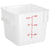 Choice 6 Qt. Translucent Square Polypropylene Food Storage Container
