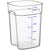 Cambro FreshPro 22 Quart Camwear Square Food Storage Container Clear ( Case of 6 )