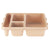 Cambro Camwear 9 x 14 Four Compartment Deep Meal Delivery Tray ( Case of 24 )