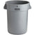 Lavex 32 Gallon Gray Round Commercial Trash Can