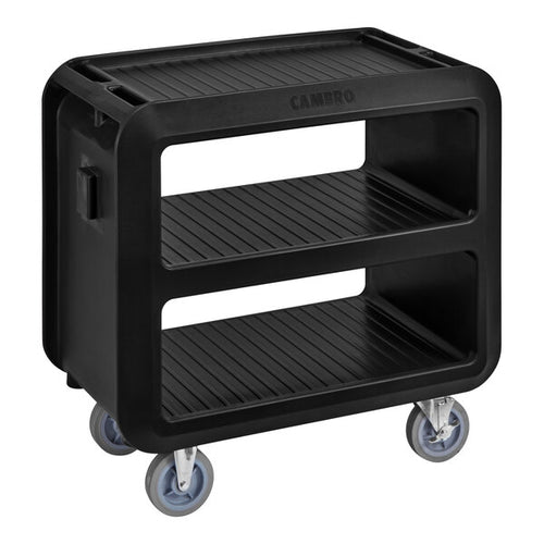Cambro Service Cart Pro Medium Open with 2 Fixed & 2 Swivel Casters