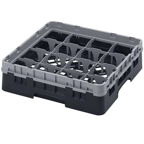Cambro Camrack 16 Compartment Glass Rack with 3 5/8 Inch Compartments ( Case of 5 )