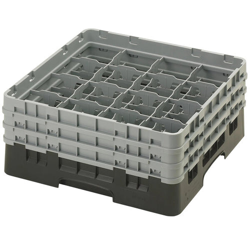 Cambro Camrack 16 Compartment Glass Rack with 6 7/8 Inch Compartments ( Case of 3 )