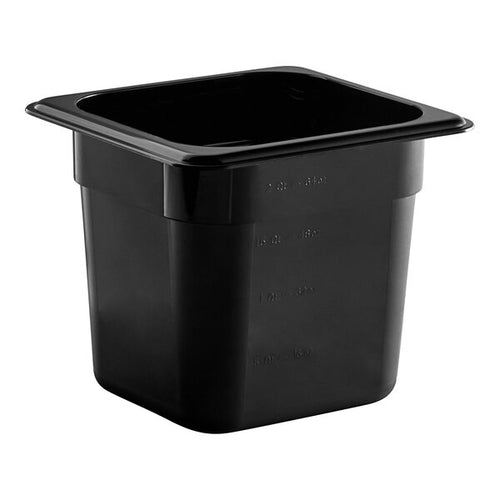 Cambro Camwear One Sixth Size Food Pan 6 Inch Deep Polycarbonate Food Pan ( case of 6 )