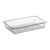 Cambro Camwear Full Size 3 Inch Colander Food Pan Clear ( Case of 6 )
