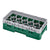 Cambro Camrack 17 Compartment Half Size Glass Rack with 3 5/8 Inch Compartments ( Case of 5 )