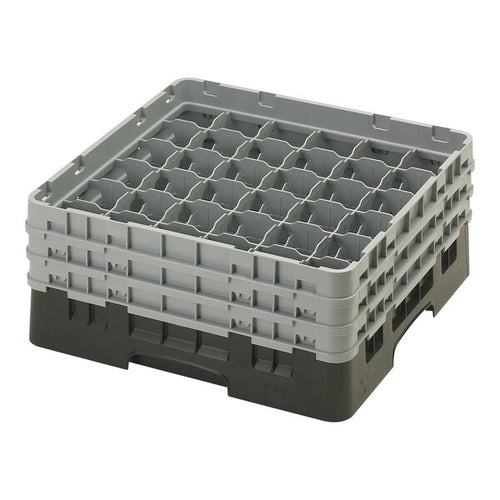 Cambro Camrack® Customizable 36-Compartment 6 7/8" Glass Rack