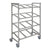 Cambro Camshelving Premium Flex Station Mobile Shelving Unit with Single Accessory Rail 24