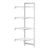 Cambro Camshelving Premium Add-On 4VS Shelving Unit – Speckled Gray