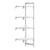 Cambro Camshelving Premium Add-On 4VS Shelving Unit – Speckled Gray