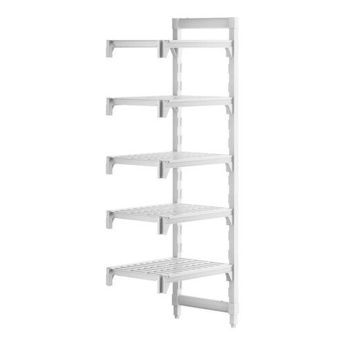 Cambro Camshelving Premium Add-On 5V Shelving Unit – Speckled Gray
