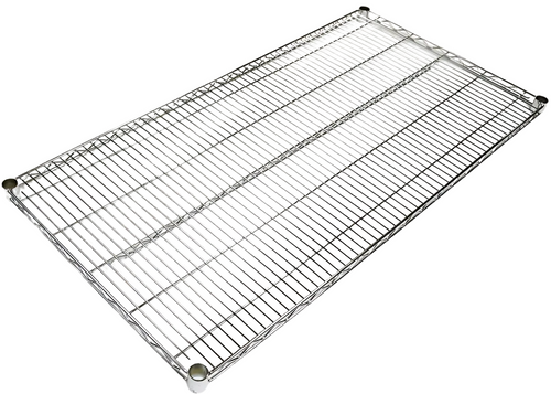 Omcan 24" Chrome Plated Wire Shelf – Heavy-Duty Storage Rack (Various sizes available)