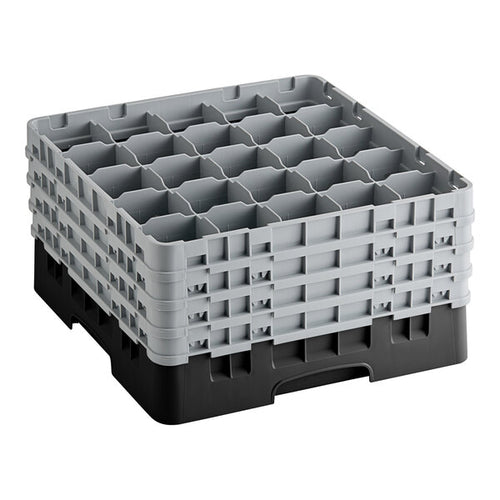 Cambro Camrack 25 Compartment Glass Rack with 9 3/8 Inch Compartments ( Case of 2 )