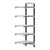 Cambro Camshelving Elements 5-Shelf Vented Add-On Shelving Unit – Speckled Gray