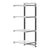 Cambro Camshelving Elements 4-Shelf Vented & Solid Add-On Shelving Unit – Speckled Gray