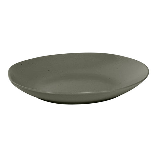 Ariane Earth Mist Green Dots Deep Porcelain Plate ( Case of 6 )