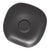 Ariane Earth Charcoal Grey Dots Porcelain Saucer ( Case of 12 )