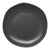 Ariane Earth Charcoal Grey Dots Flat Porcelain Plate ( Case of 6 )