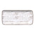 Ariane Tornado White Matte 14 1/6'' x 6 1/2'' Rectangular Porcelain Plate ( Case Of 6 )