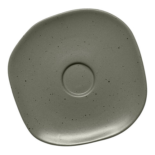 Ariane Earth Mist Green Dots Porcelain Saucer ( Case of 12 )