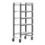 Cambro Camshelving Elements 5-Shelf Vented Mobile Shelving Unit – Speckled Gray