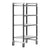 Cambro Camshelving Elements Heavy Duty 4-Shelf Vented Mobile Shelving Unit – Speckled Gray
