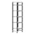 Cambro Camshelving Elements 5-Shelf Vented/Solid Starter Shelving Unit – Speckled Gray